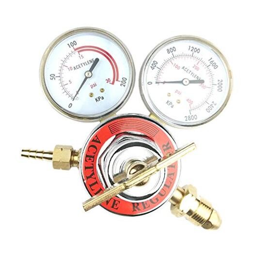 Acetylene Regulator Cga 510 Inlet 0-400 Psi Outlet 0-30 Psi