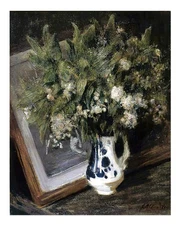 Elegant Floral Wall Art Poster - Impressionist Style Print Home Decor