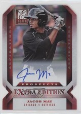 2013 Elite Extra Edition Aspirations Die-Cut Signatures /100 Jacob May Auto 06z2