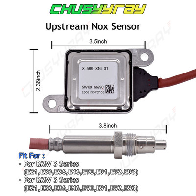 Nitrogen Oxide NOX Sensor Upstream 13628589846 For BMW 335d 535d 535d xDrive X5