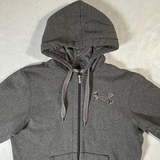 Under Armour Storm Coldgear Hoodie Men's Large Full Zip Loose Charged Cotton