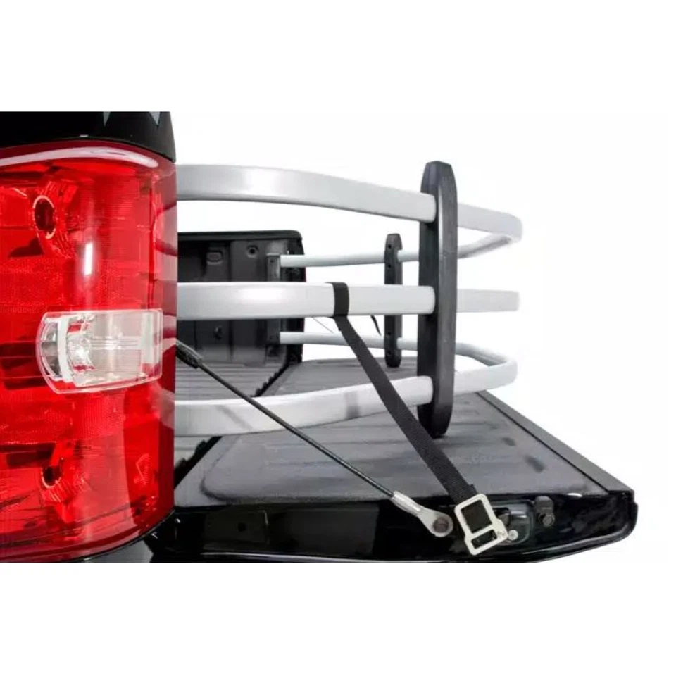 AMP BedXTender HD Sport Silver Truck Bed Extender for Silverado Sierra 1500 F150 - Image 4 of 4