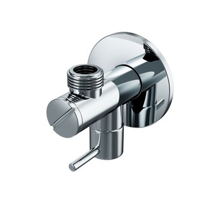 Steinberg Serie 100 Eckventil 1001640 chrom, 1/2'' x 3/8'', mit Schmutzfilter