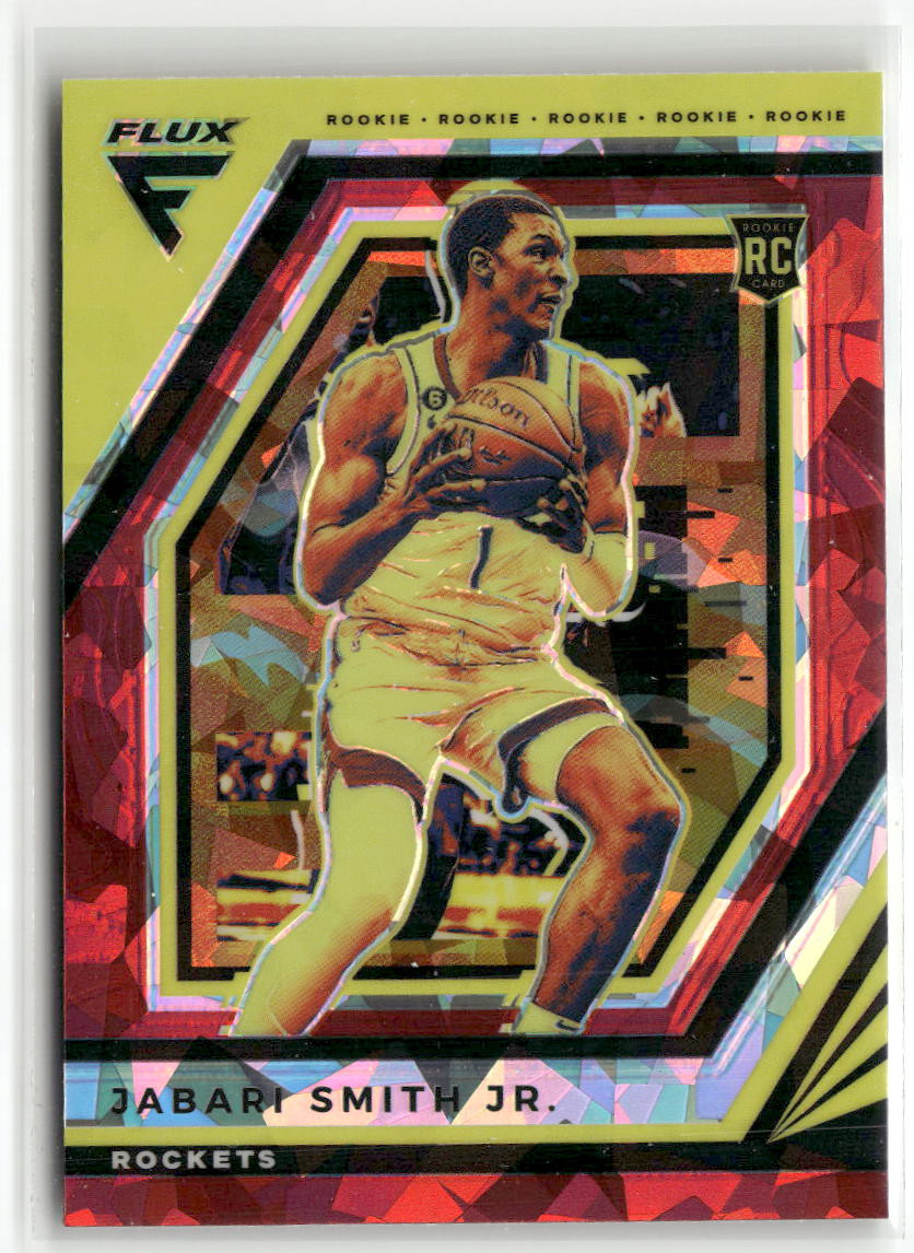 2022-23 Panini Flux #201 Jabari Smith Jr. Red Cracked Ice ☘️0A8