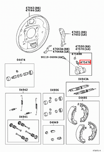 Genuine Yaris NCP11 NCP10 KSP90 KSP130 Rear Drum Brake Cylinder Bleeder Nipple - Picture 13 of 20
