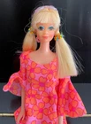 Vintage PJ (Barbie) TNT, mute, original outfit, sunglasses, beads, hairstyle