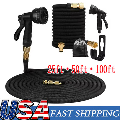 Stronger Deluxe Expandable Flexible Garden Hose Water Hose 25, 50, 75, 100FT lot