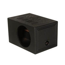 Qpower Single 12" Vented Ported Car Subwoofer Sub Box Enclosure, 1 Pack