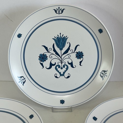 Lot of 5 Noritake Progression China BLUE HAVEN Japan Dinner Plates #9004 - Picture 5 of 10