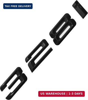328i Emblem Gloss Black Genuine OEM Size Replacement for BMW Trunk Lid Rear Embl