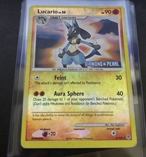 Pokémon TCG Lucario 6/130 Diamond & Pearl Reverse Holo ENG HP on eBay