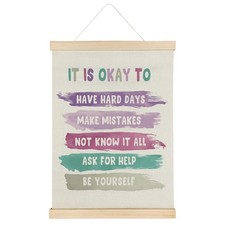 SereneHanctuary Mental Health Posters Hanger Frame,It's Okay To Positive Affi...