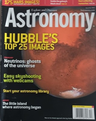 Astronomy Dec 2003 Hubble Space Telescope Nuetrino Mars Black Cloud Tycho Brahe 