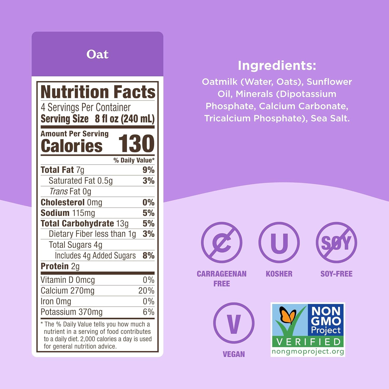 New Oat Barista Blend Oat Milk 32oz 6 Pack Plant-Based Vegan Fast Shipping