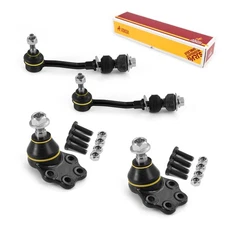 Front Sway Bar Link & Front Lower Ball Joint Kit for 00-04 Dodge Dakota 4 PCS