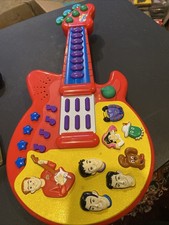 Spin Master The Wiggles Play Along Red Guitar Toy Spin Master 2003 S