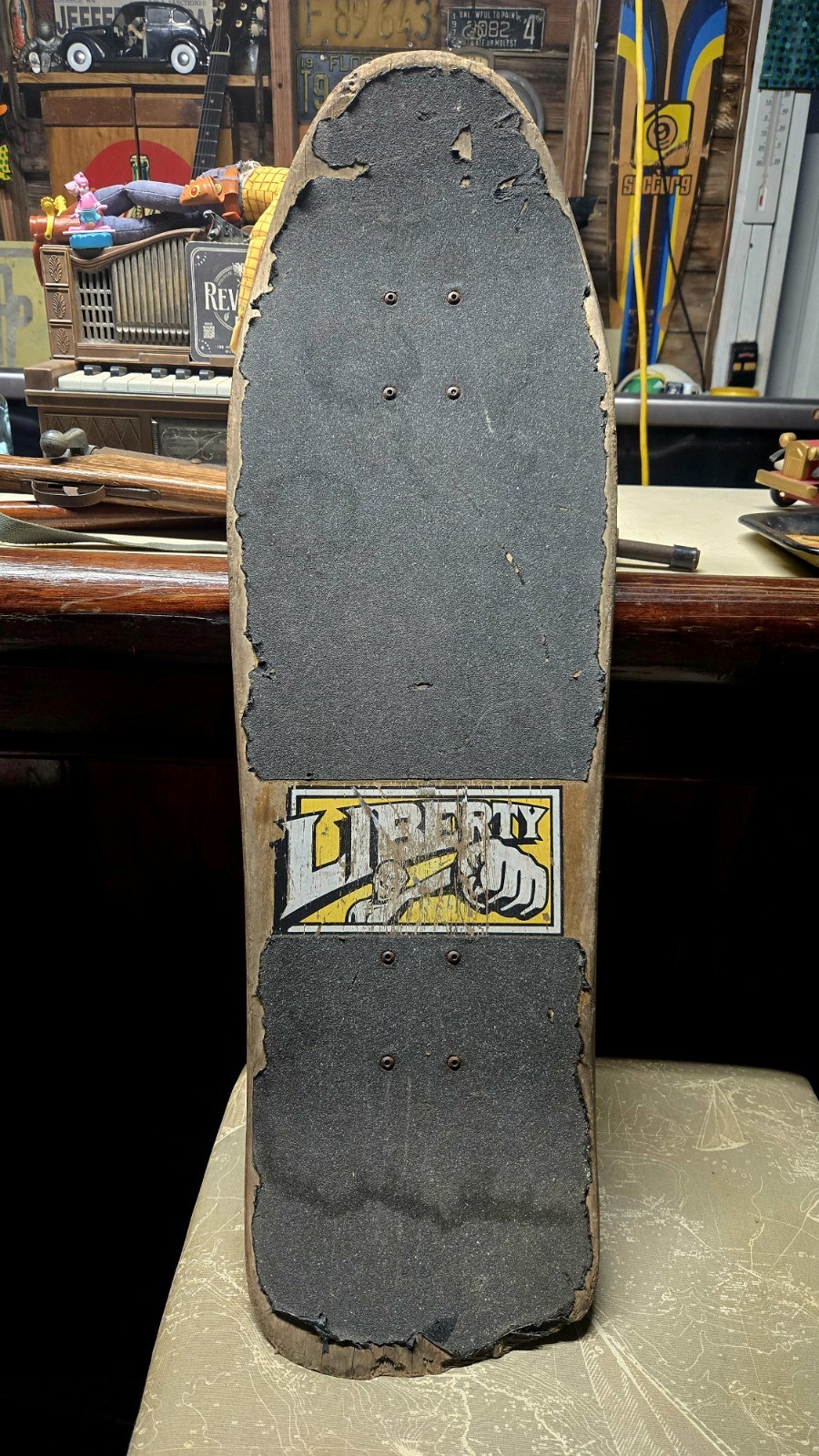 Vintage Rare 1991 Liberty Todd Congelliere "Mug Shot" Skateboard Complete