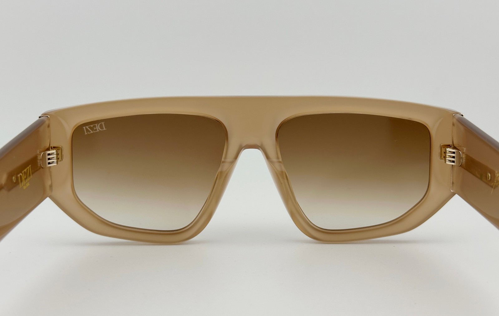 Dezi BackTrack Translucent Beige Oversized Sungla… - image 12