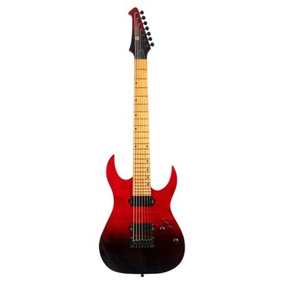 Spira S-457 TRD 7-saitige E-Gitarre, transparent rot (NEU)