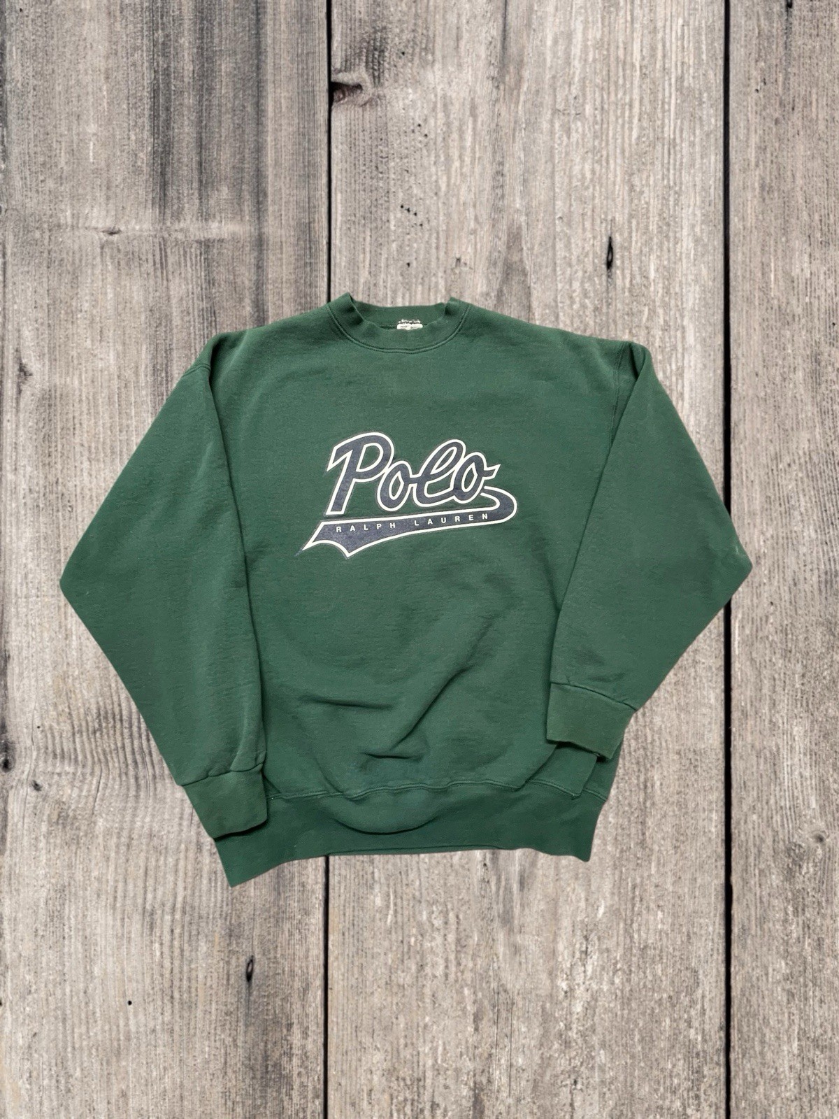 Vintage Polo Ralph Lauren Graphic Sweatshirt XXL Green
