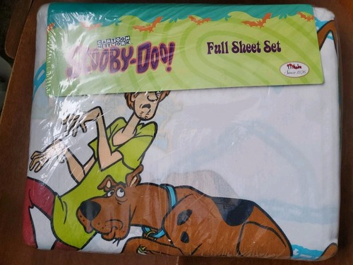 New SEALED Cartoon Network Scooby Doo FULL Size Sheet Set By NOS 1998 4 PIECE! - Picture 4 of 5