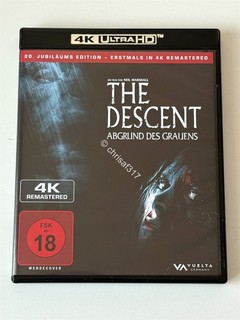 The Descent Abgrund des Grauens [4K Ultra HD Blu ray] Deutsch UNCUT FSK18