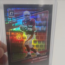 2021 Panini Donruss Optic Kurt Warner #181 Black Pandora Prizm /25 Cardinals