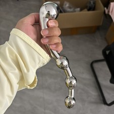 Typ S Edelstahl Analplug Buttplug Doppel-Dildo Gewichte Ball Sexspielzeug Anal 