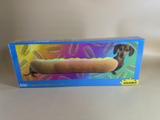 Wonderful Wieners Dachshund Hot Dog 1000 Piece Puzzle 36" x 12" by Aquarius