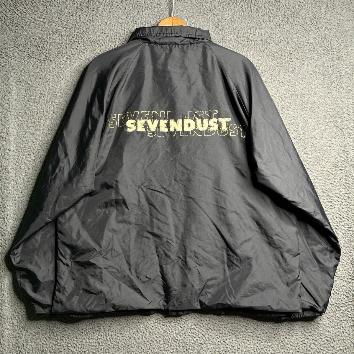 Vintage Y2K Sevendust Band Windbreaker Coaches Jacket Nu-metal