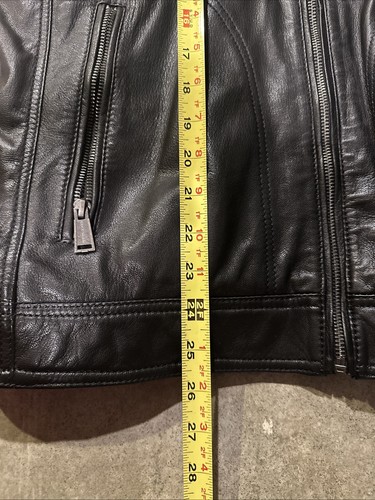 Perfect Cole Haan Black Genuine Lambskin Soft Leather Jacket Coat Men’s Medium - Picture 10 of 10