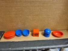 Vintage Bluebird Big Yellow Teapot Furniture & Accessories Bundle