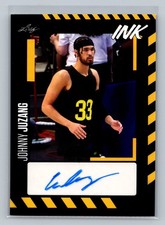2023-24 Leaf Ink - Base Autographs Gold Johnny Juzang Auto #BA-JJ1