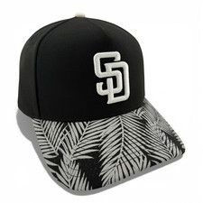 Mitchell Ness San Diego Padres Palm A-Frame Pro Pinch Fit Snapback Adjustable