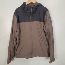 KUHL The One Hoodie in Driftwood Jacket Men Sz XL Gray Tan Hoody