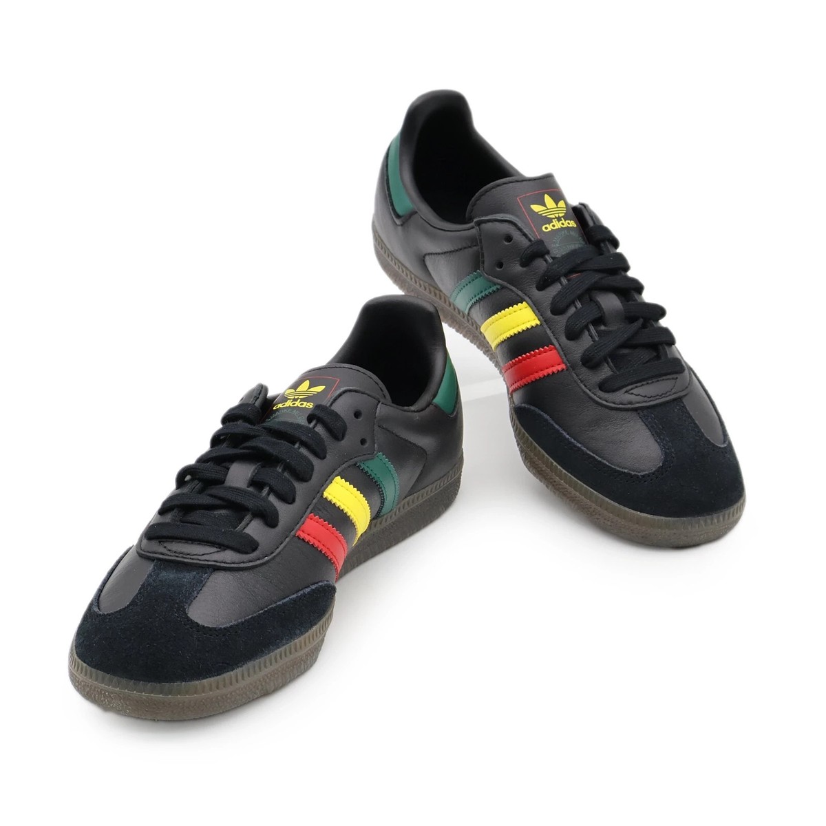 Size 5 - adidas Samba OG Rasta - Black for sale online | eBay