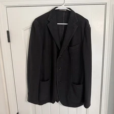 Boglioli Dark Gray 100% Wool K Jacket IT Size 52 EUC