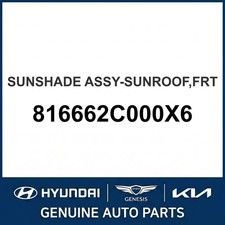 2001-2008 Hyundai Tiburon Sunshade Assembly-sunroof Frt Oem New 816662c000x6