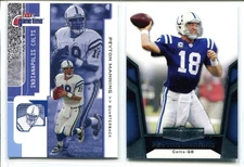PEYTON MANNING '01 & '10 Game Time & Unrivaled Colts X 2