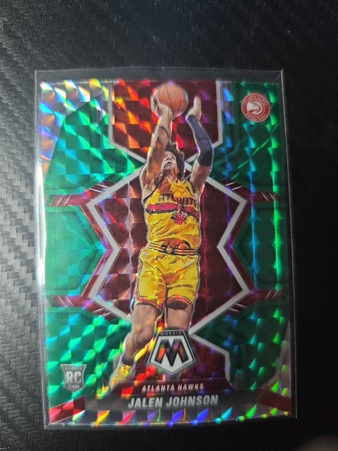 2021-22 panini mosaic - jalen johnson 228 Green