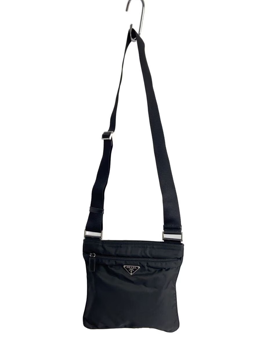 PRADA Shoulder Bag Nylon Black