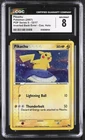 CGC 8 Pikachu POP Series 5 Holo 12/17 Inverted Back Error SWIRL Pokemon Card