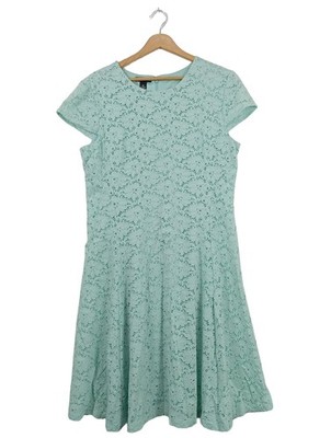 ALFANI Spitzenkleid Damen Kleid Gr. DE 40 türkis Elegant
