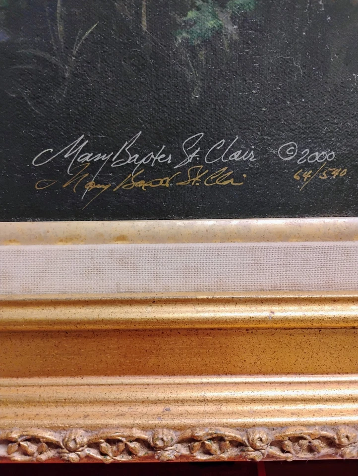 Mary Baxter St Clair Firmado Numerado 64/540 Próxima parada El Castillo de los Sueños ¡Raro! Foto 2 de 4