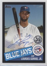 2020 Topps 1985 Baseball Series 2 Black /199 Lourdes Gurriel Jr #85A-LG Auto yk0
