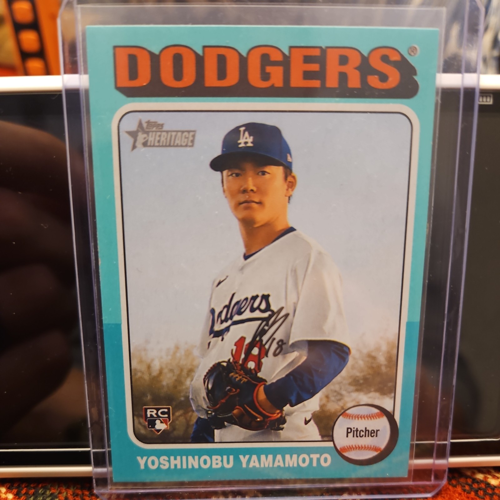 2024 Topps Heritage High Number - Yoshinobu Yamamoto #553 Aqua Border (RC)