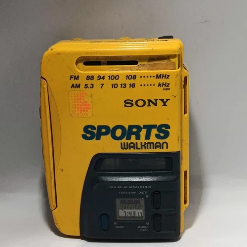 Vintage Sony Sports Walkman Model WM-AF58 Radio Cassette Player For Parts Only