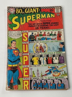 Superman 193 80 Page Giant DC Comics SIlver Age 1967