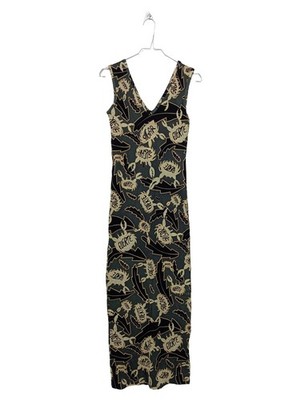 Chiemsee Plusminus Damen Maxikleid Gr. 38/M Sommerkleid Grafisch