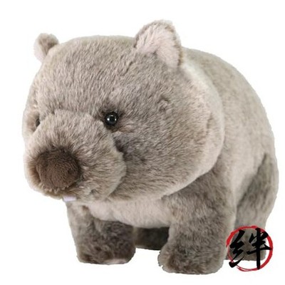 Sunlemon Fluffies M Wombat 15 x 27 x 17 cm Stofftier Niedlich Selten Tier Serie